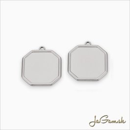 Lôžko štvorec 22x22mm Chirurgická oceľ 1ks (CH1867)